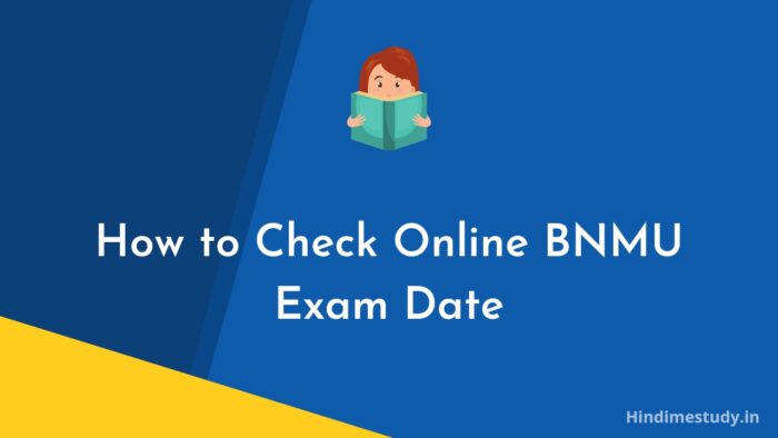 BNMU Exam Date